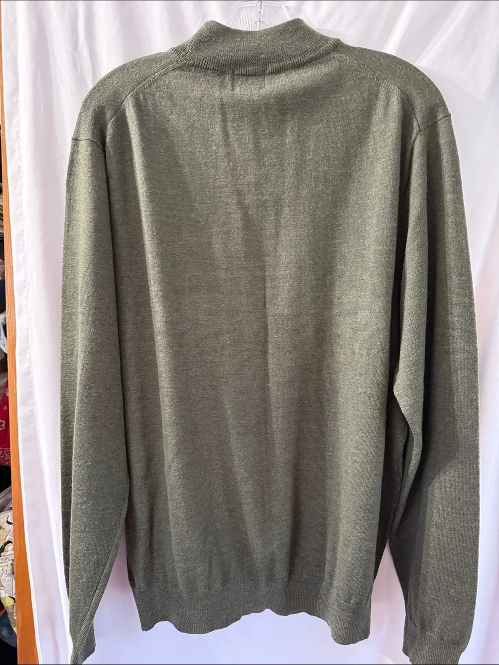Mercer Street Studio Olive Green Turtleneck Sweater